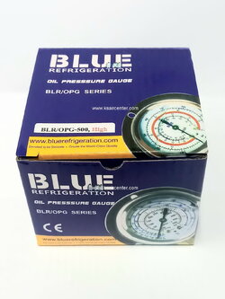 หัวเกจชาร์จน้ำยา BLUE แบบบรรจุน้ำมัน (รหัสสินค้า 001255)