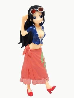 Robin Extra Version ของแท้ JP แมวทอง - Half Age Characters Bandai [โมเดลวันพีช]