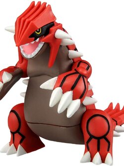 Groudon ของแท้ JP - Monster Collection Takara Tomy [โมเดลโปเกมอน]