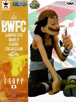 Usopp ของแท้ JP แมวทอง - Banpresto World Figure Colosseum [โมเดลวันพีช]