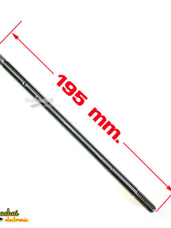 แกนเหล็กพัดลมมิตซูบิชิ รุ่น เก่า ยาว 195 มิลลิเมตร ขนาดเส้นผ่าศูนย์กลาง 8 มิลลิเมตร