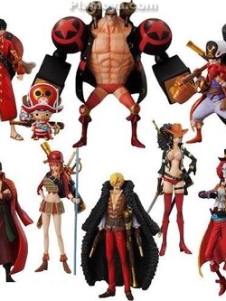 Straw Hat Pirates Film Z Special Set ของแท้ JP แมวทอง - Super Styling Bandai [โมเดลวันพีช] (9 ตัว)
