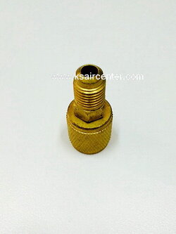 ข้อต่อ แปลงเกลียวสายน้ำยา (รหัสสินค้า 001063)