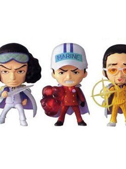 Marine Admiral Set ของแท้ JP แมวทอง - WCF Ichiban Kuji Banpresto [โมเดลวันพีช] (3 ตัว)