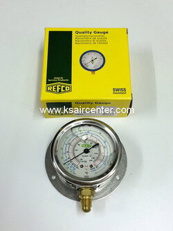 (ยกเลิก-แทนด้วย 001173) หัวเกจชาร์จน้ำยา REFCO แบบบรรจุน้ำมัน หัวเกจชาร์จน้ำยา REFCO แบบบรรจุน้ำมัน