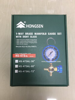 ชุดเกจชาร์จนํ้ายาเดี่ยว HONGSEN (รหัสสินค้า 001214)