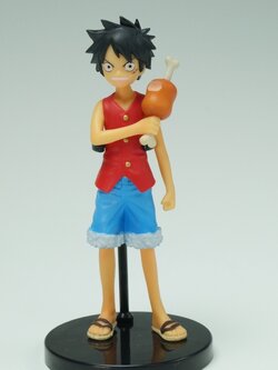 Luffy Extra Version ของแท้ JP แมวทอง - Half Age Characters Bandai [โมเดลวันพีช]
