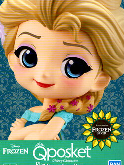 Elsa Fever Design - Normal Color ของแท้ JP - Q Posket Banpresto [โมเดล Disney]