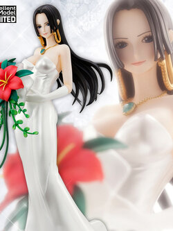 Boa Hancock Wedding ของแท้ JP แมวทอง - POP Limited Edition Megahouse [โมเดลวันพีช]