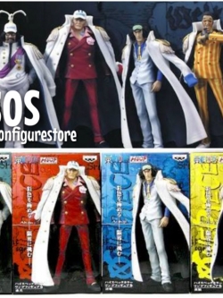 Marine Admiral Set ของแท้ JP แมวทอง - HSCF Banpresto [โมเดลวันพีช] (4 ตัว)