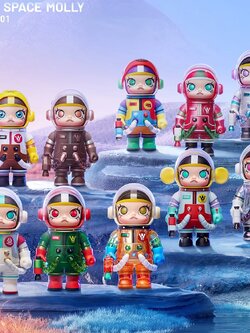 Mega Space Molly - 100% - Series 1 - ของแท้ - Pop Mart [โมเดลมอลลี่] (สินค้าพร้อมส่ง)
