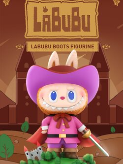 Labubu Boots The Monsters - 200% - ของแท้ - Pop Mart [โมเดลลาบูบู้] (สินค้าพร้อมส่ง)