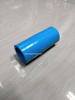 ข้อต่อตรง PVC สีฟ้า ขนาด 4 หุน (1/2)