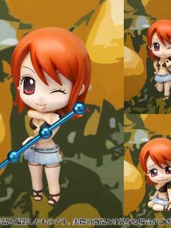 Nami ของแท้ JP แมวทอง - Chibi Arts Bandai [โมเดลวันพีช]