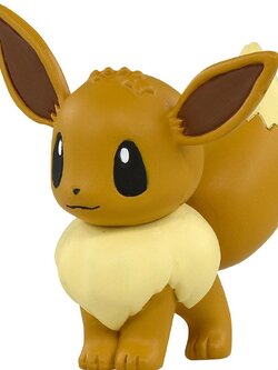 Eevee ของแท้ JP - Monster Collection Takara Tomy [โมเดลโปเกมอน]