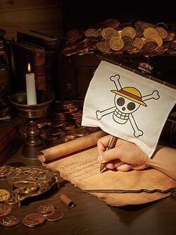 Straw Hat Pen ของแท้ JP แมวทอง - The Grandline Treasures Banpresto [ปากกวันพีช]