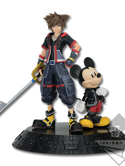Sora & Mickey Mouse ของแท้ JP - Ichiban Kuji Banpresto [โมเดล Kingdom Hearts] (2 ตัว)