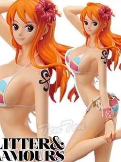 Nami Color Walk Style Special Color ของแท้ JP แมวทอง - Glitter & Glamours Banpresto [โมเดลวันพีช]