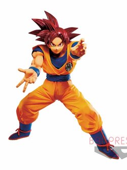 Goku Super Saiyan God ของแท้ JP แมวทอง - Maximatic Banpresto [โมเดลดราก้อนบอล]