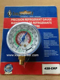 หัวเกจชาร์จนํ้ายา IMPERIAL 428-CKP สีน้ำเงิน