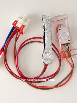 ไบเมนทอล + ฟิวส์ ตู้เย็น LG (หุ้มฟอยล์) แจ๊คขาว