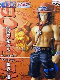 Ace ของแท้ JP แมวทอง - HSCF Banpresto [โมเดลวันพีช]