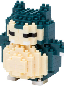 Snorlax (แบบประกอบ) ของแท้ JP - Nanoblock Kawada [เลโก้โปเกมอน]