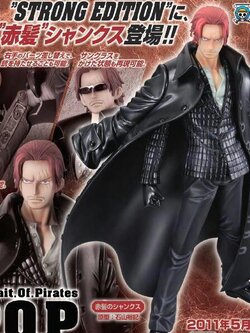 Shanks Strong World ของแท้ JP แมวทอง - POP Megahouse [โมเดลวันพีช]