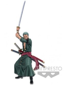 Zoro ของแท้ JP แมวทอง - Swordsmen Banpresto [โมเดลวันพีช]