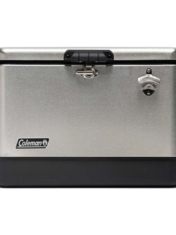 JP 54 QT Steel Belted Cooler Silver/Black 59596 TOLC0586