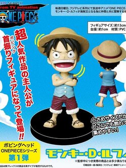 Luffy ของแท้ JP แมวทอง - Bobbing Head Plex [โมเดลวันพีช]