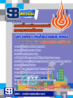 แนวข้อสอบนักวิเคราะห์นโยบายและแผน กรมเชื้อเพลิงธรรมชาติ [พร้อมเฉลย]