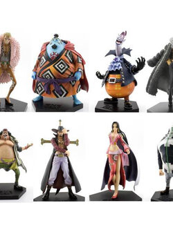 Seven Warlords of the Seas Set ของแท้ JP แมวทอง - DX Banpresto [โมเดลวันพีช] (8 ตัว)