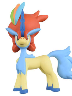 Keldeo ของแท้ JP - Monster Collection Takara Tomy [โมเดลโปเกมอน]
