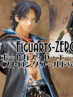 Ace Strong World ของแท้ JP แมวทอง - Figuarts Zero Bandai [โมเดลวันพีช]