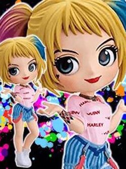 Harley Quinn - Pastel Color ของแท้ JP - Q Posket Banpresto [โมเดล DC]