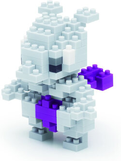 Mewtwo (แบบประกอบ) ของแท้ JP - Nanoblock Kawada [เลโก้โปเกมอน]