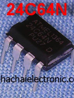 AT24C6424C64 AT24C64AN DIP8 IC EEPROM 64 KBIT 1 MHz