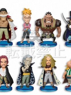 Whitebeard & Shanks Pirate Set ของแท้ JP แมวทอง - WCF Banpresto [โมเดลวันพีช] (8 ตัว)