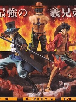 Brotherhood Set ของแท้ JP แมวทอง - Banpresto [โมเดลวันพีช] (3 ตัว)