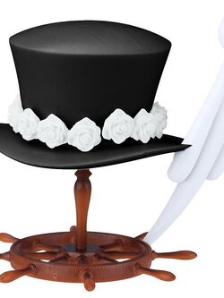 Perona's Hat ของแท้ JP แมวทอง - H.A.T. Sentinel [โมเดลวันพีช]