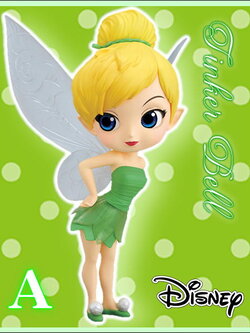 Tinker Bell Leaf Drees - Normal Color ของแท้ JP - Q Posket Banpresto [โมเดล Disney]
