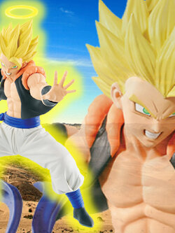 Gogeta Super Saiyan ของแท้ JP แมวทอง - Scultures Banpresto [โมเดลดราก้อนบอล]