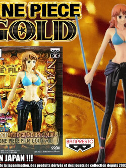 Nami Film Gold ของแท้ JP แมวทอง - Grandline Lady Banpresto [โมเดลวันพีช]