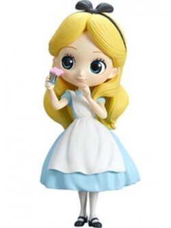 Alice Thinking Time - Pastel Color ของแท้ JP - Q Posket Banpresto [โมเดล Disney]