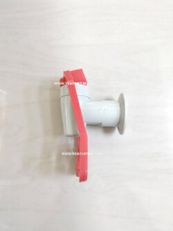 ก๊อกเกลียวใน นํ้าร้อน สีแดง SP (รหัสสินค้า 003018)