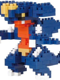 Garchomp (แบบประกอบ) ของแท้ JP - Nanoblock Kawada [เลโก้โปเกมอน]