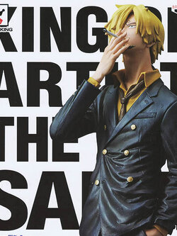 Sanji ของแท้ JP แมวทอง - King of Artist Banpresto [โมเดลวันพีช]