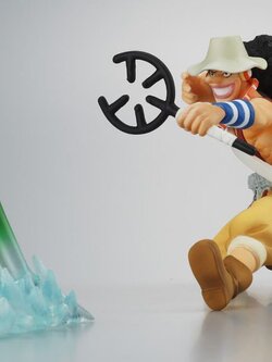 Usopp ของแท้ JP แมวทอง - Attack Motions Bandai [โมเดลวันพีช]