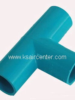 ข้อต่อสามทาง PVC สีฟ้า ขนาด 4 หุน (1/2)